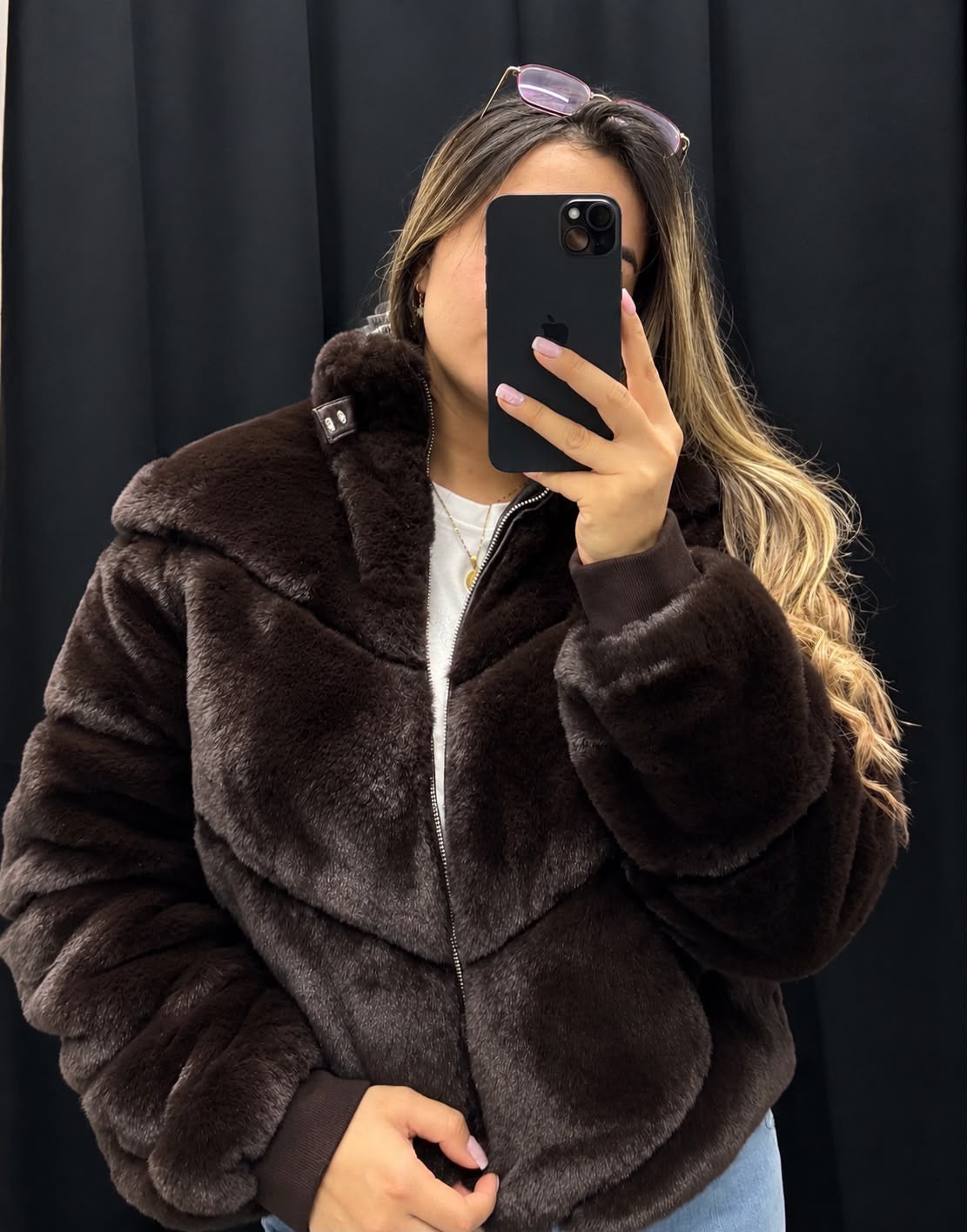 Cazadora pelo