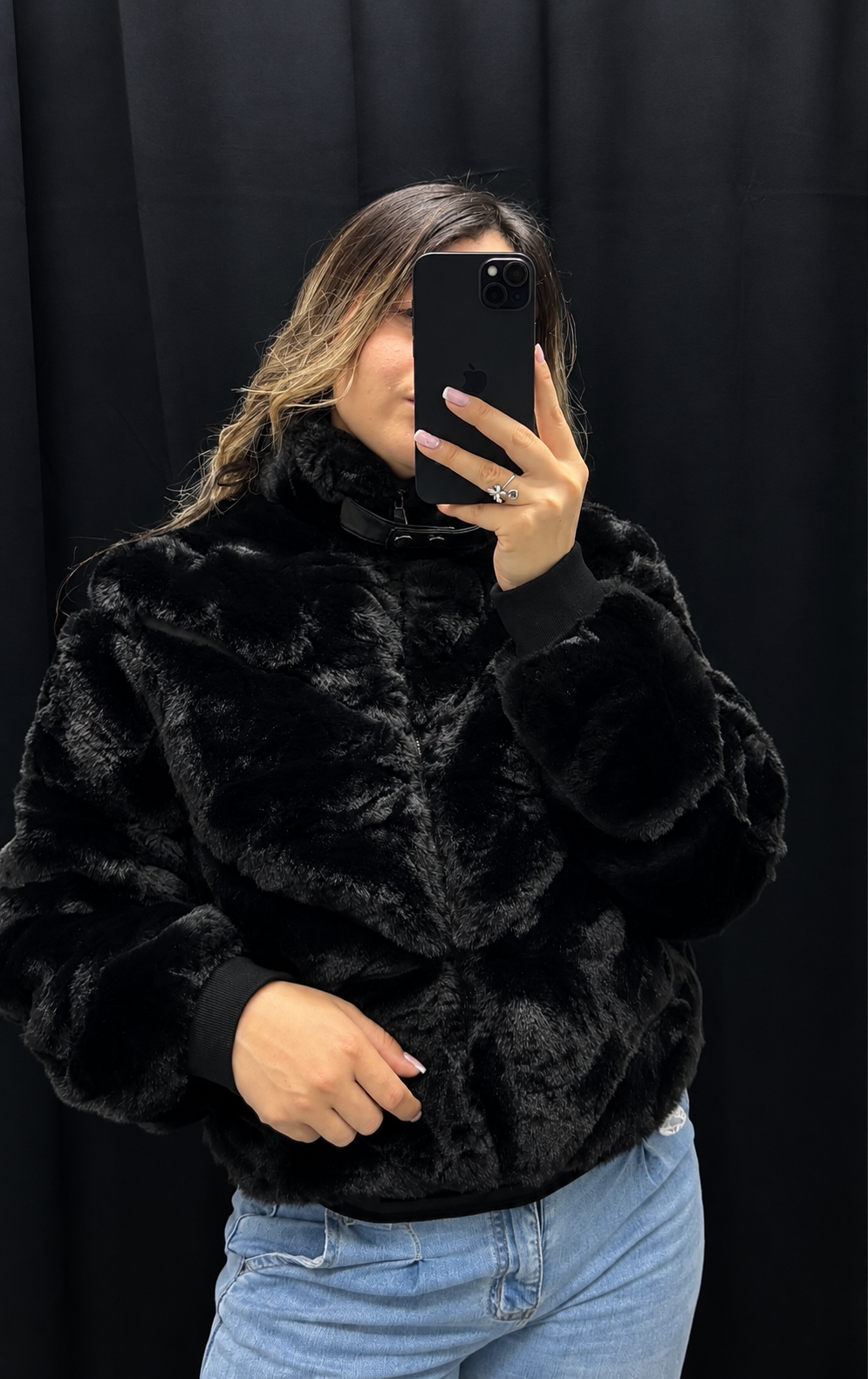 Cazadora pelo